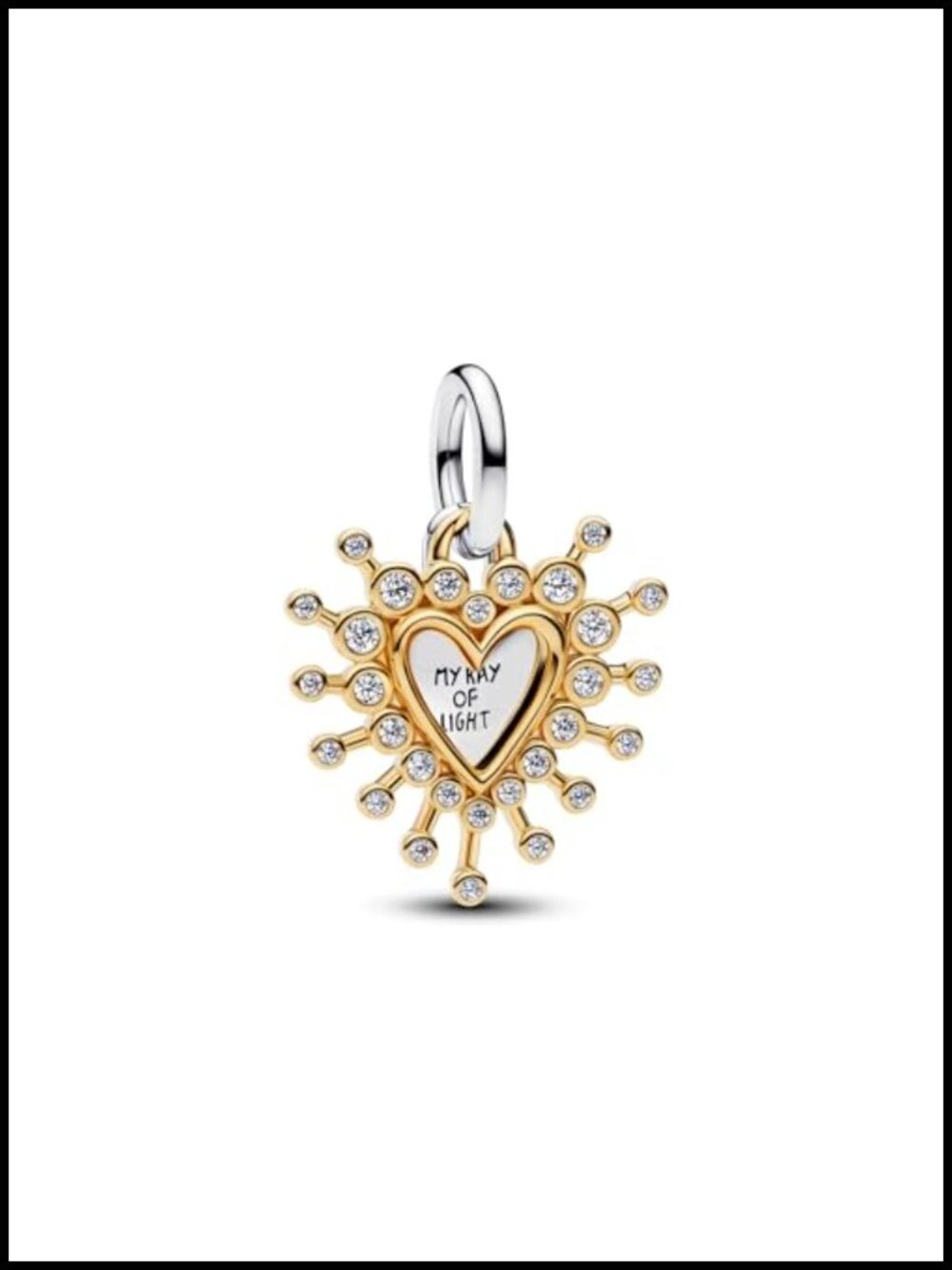 925 Sterling Silver Openwork Heart Infinity Charm Bead for Charm Bracelets